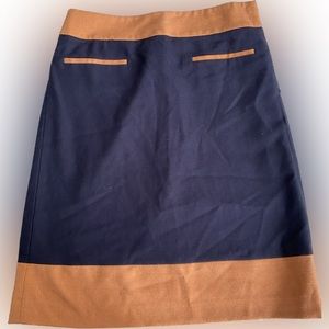 Navy blue loft skirt